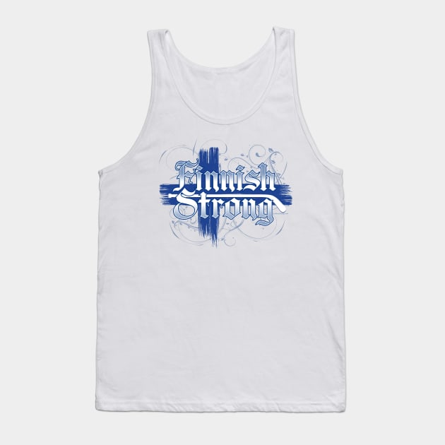 Finnish Strong - hockey in Finland Tank Top by eBrushDesign